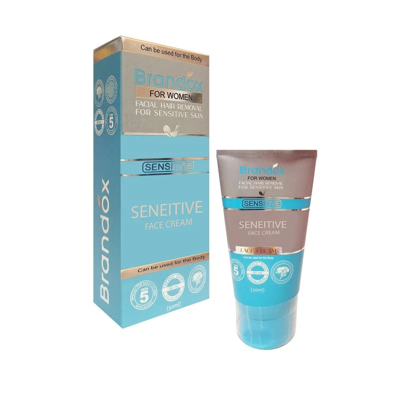 کرم موبر صورت براندوکس مدل SENSITIVE حجم 50 میلی لیتر 1 کرم موبر صورت براندوکس
